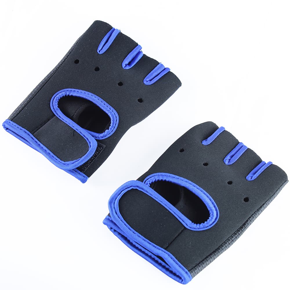 Guantes para gimnasio color azul