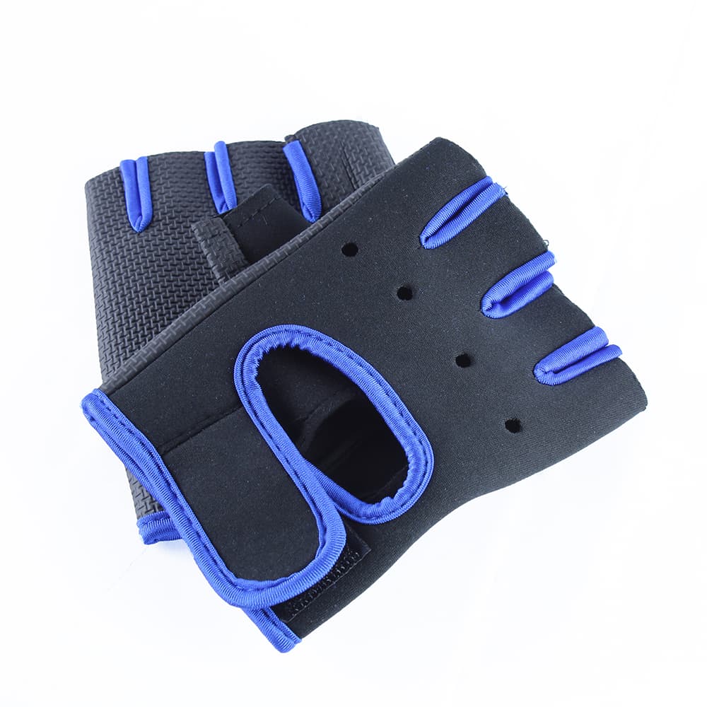 Guantes para gimnasio color azul