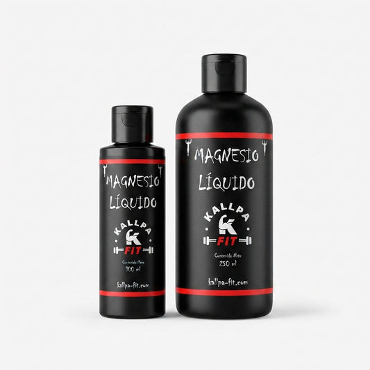 Pack Kallpa Dúo: dos frascos de magnesio líquido KallpaFit, presentación 250ml y 100ml